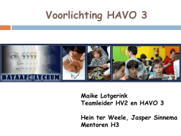HAVO 3 - OSG Hengelo