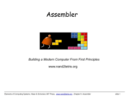 lecture 06 assembler