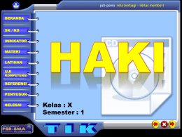 HAKI  - TIK SMAN 1 Mantewe
