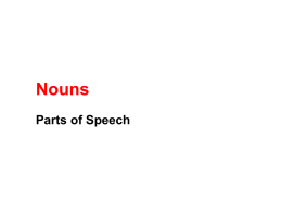 Nouns - ereadingworksheets