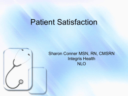 Patient Satisfaction Print 2nd