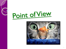Point of View Student Power point