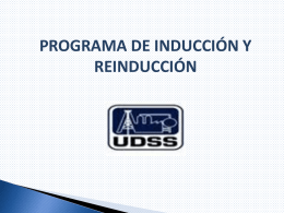 Programa de Inducción y Reinducción UDSS