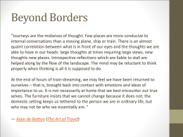 Beyond Borders Presentation