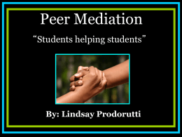 Peer Mediation