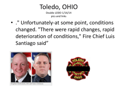 Toledo, OHIO Double LODD 1/16/14 pics and links