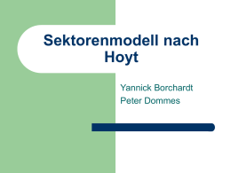 Sektorenmodell nach Hoyt