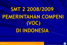 Pemerintahan VOC di Indonesia