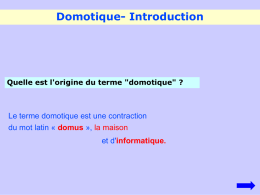 Domotique