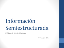 Información Semiestructurada