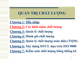 chuong 2 – mot so khai niem chat luong
