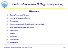 Presentazione del corso