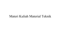 Material teknik -bab 1