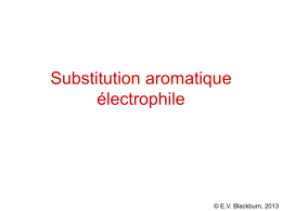 Substitution aromatique électrophile