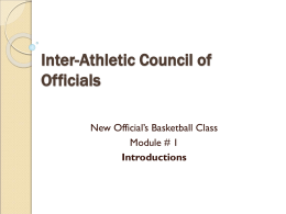 IACO Basketball Module 1 - Inter