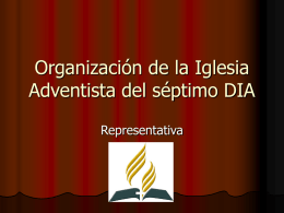 Organización de la Iglesia Adventista del séptimo