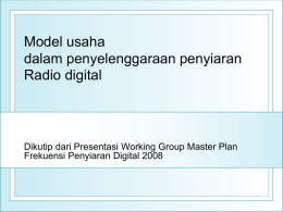 Model Radio Digital