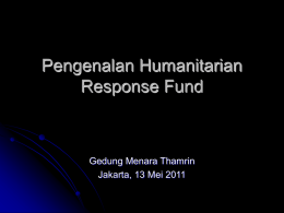 Pengenalan HRF &ndash; Program