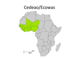Aula 5 – Cedeao_Ecowas_mapas