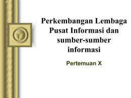 Pertemuan X