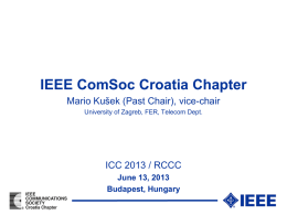 Croatia - IEEE Communications Society