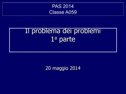 1_Modulo_problemi - Dipartimento di Matematica