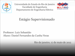 Apresentação Daniel Fernandes da Cunha Veras