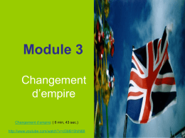 Module 3--changement d`empire