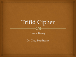 Trifid Cipher