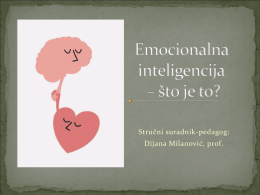 Emocionalna inteligencija – što je to?