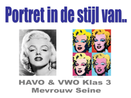 Powerpoint portretopdracht