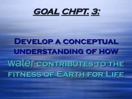 Lecture Chpt 03 Water