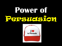 persuasive PPT