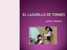 EL LAZARILLO DE TORMES - Mi blog de Lengua y Literatura