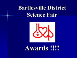 State and ISEF Awards Presentations