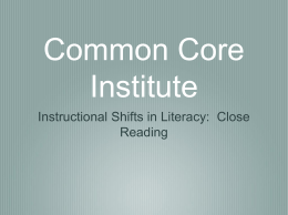 Common Core Institute