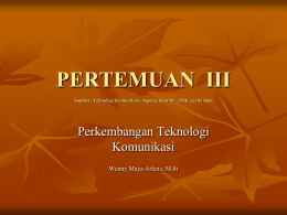 PERTEMUAN III
