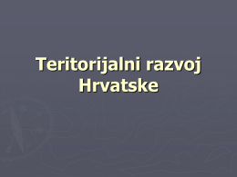 Teritorijalni razvoj Hrvatske