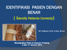 identifikasi pasien
