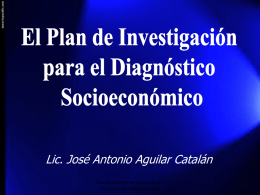EPS Presentacion Plan de Investigac del Diagnost socioec