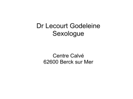 Docteur Godeleine LECOURT, Sexologue