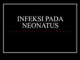 INFEKSI PADA NEONATUS