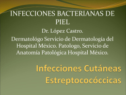 Infecciones Cutáneas Bacterianas