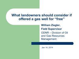 What Farmers Offered an Oil or Gas Well for "Free"