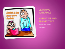 Learning materials