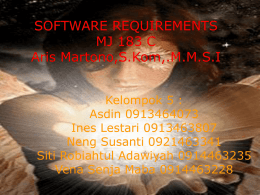 TM-6 Presentasi Software Requirement (slade)