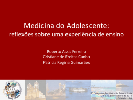 Medicina do Adolescente - Comité Adolescencia ALAPE