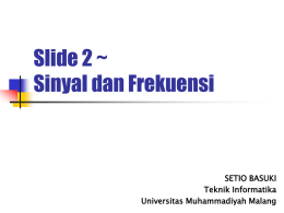 Slide-2-Regulasi-Frekuensi - Universitas Muhammadiyah Malang