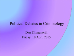 Left and Right Realism - MMU Understanding Criminology