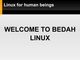 presentasi, instalasi linux